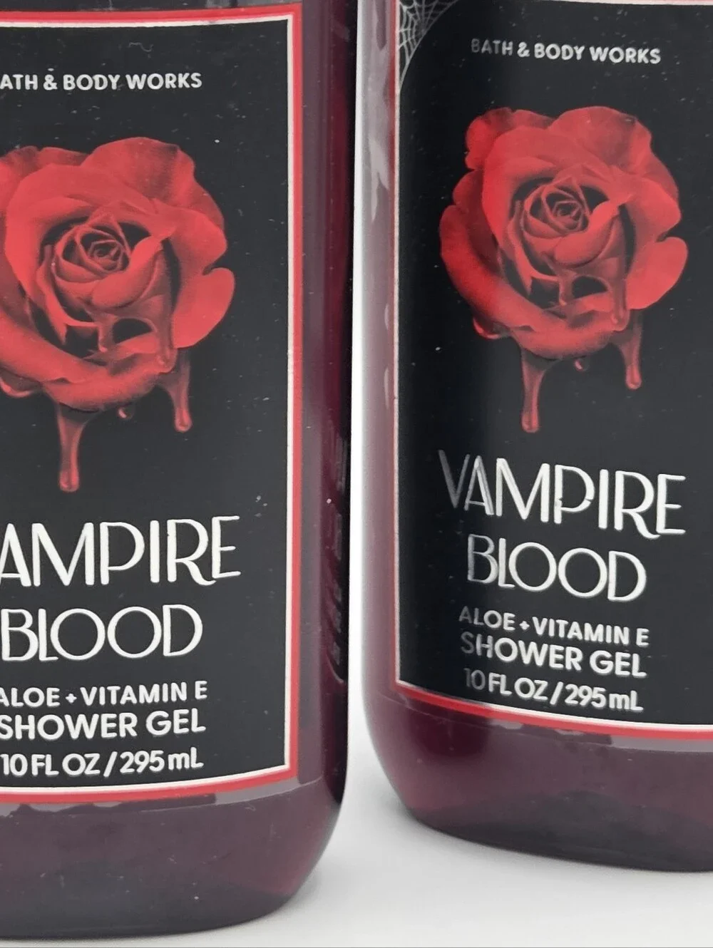 Bath & Body Works Vampire Blood Shower Gel - Red Lot Of 3